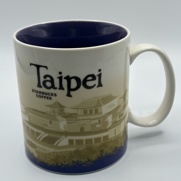 2018 Starbucks Taipei  Global Icon Collector Series Ceramic Coffee Mug 16 Ozs - Picture 2 of 12